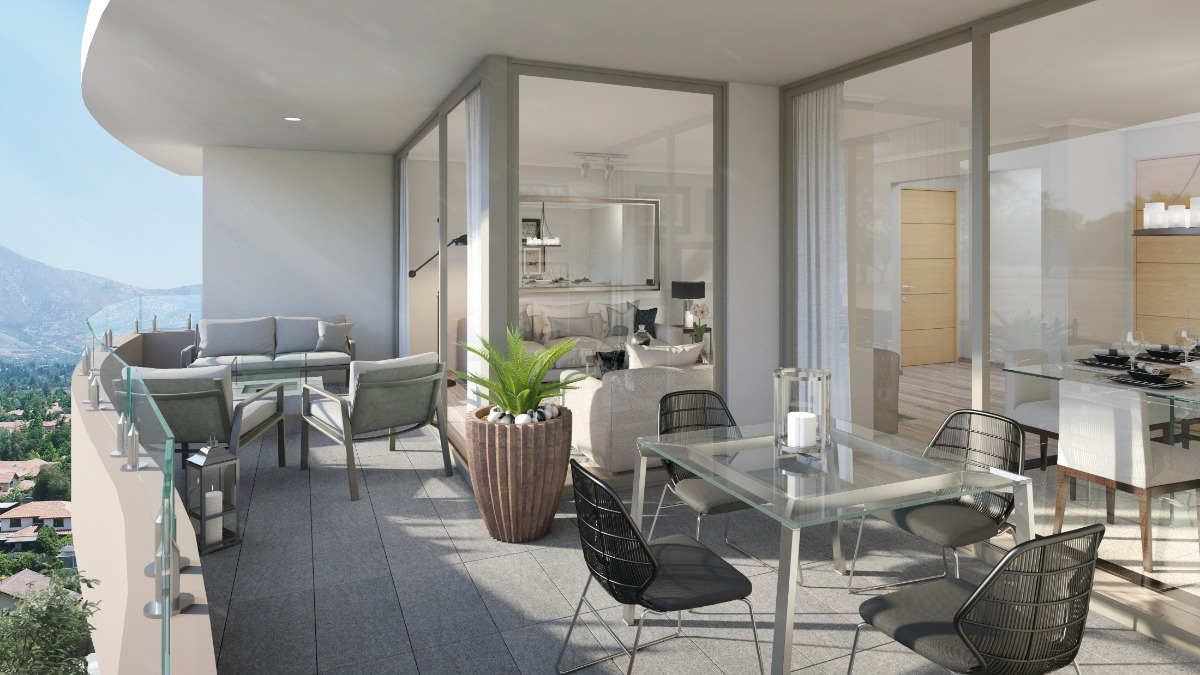 Venta Departamento NP 4D en suite Walk-in cl&oacute;set 3B 2E 1B La Dehesa - Lo Barnechea