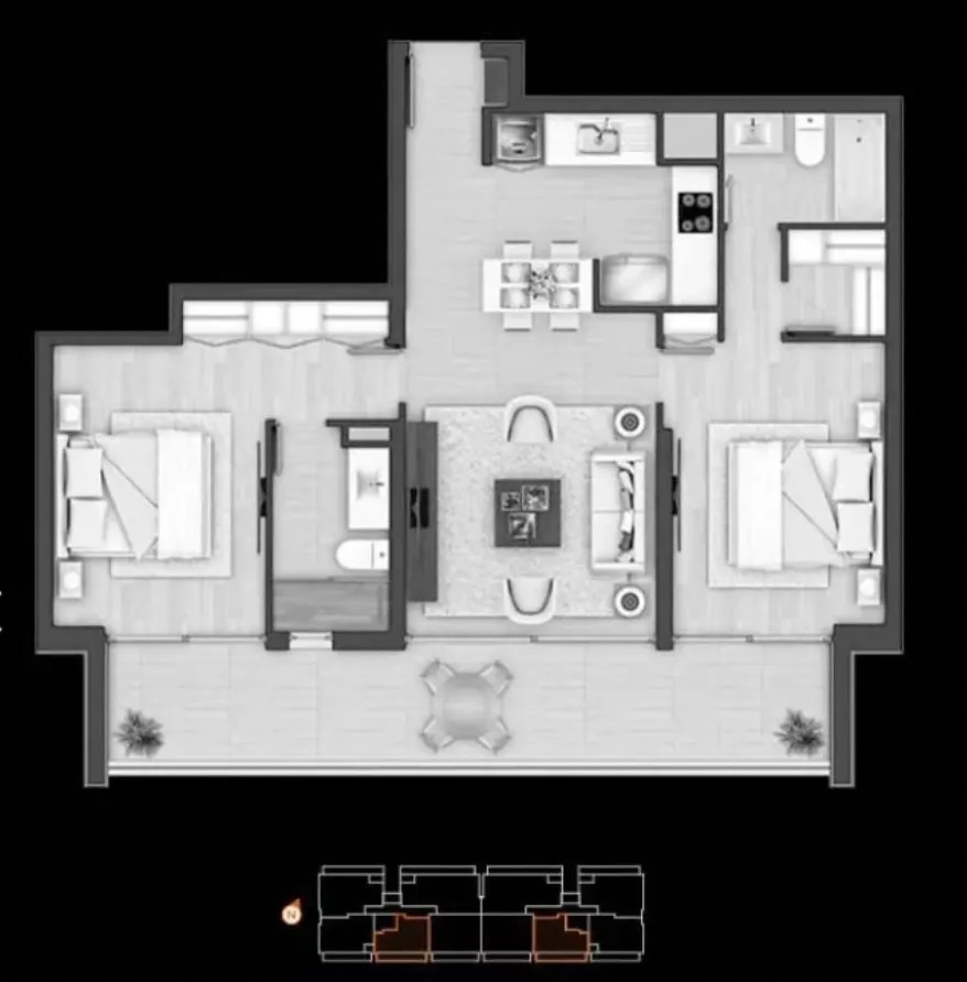 Venta Departamento S 2D 2B 1E 1B Estadio Croata - Vitacura