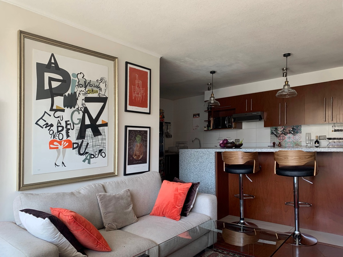 Arriendo Departamento NO 2D en suite Walk-in cl&oacute;set 2B 1E Metro Bilbao - Providencia