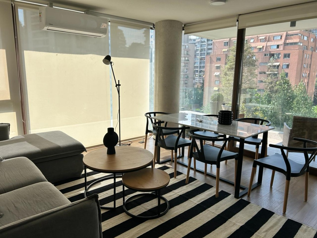 Arriendo Departamento NP 3D en suite Walk-in cl&oacute;set 3B 1E 1B Barrio El Golf - Las Condes