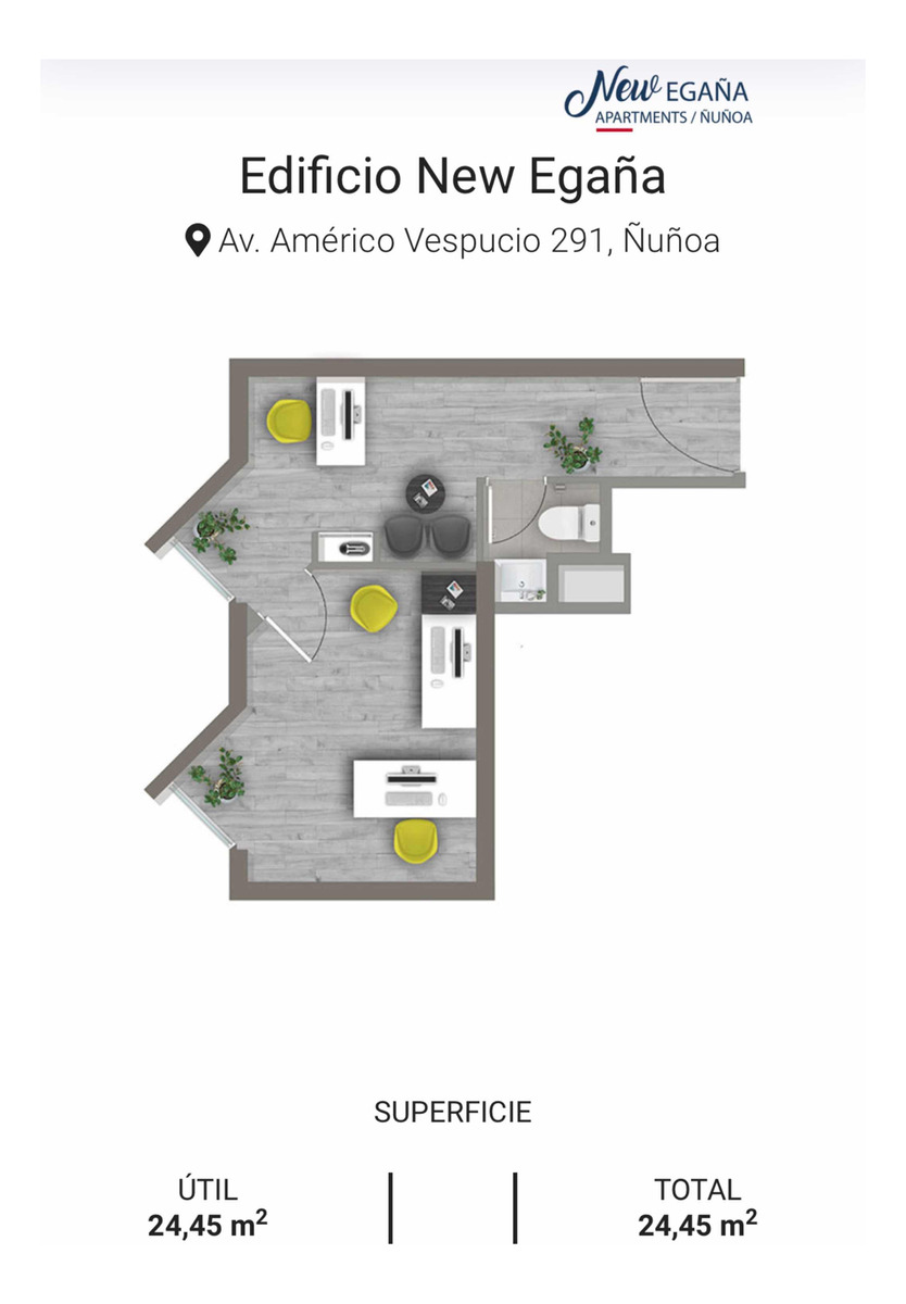 Venta Oficina 1B 1E Plaza Ega&ntilde;a - &Ntilde;u&ntilde;oa