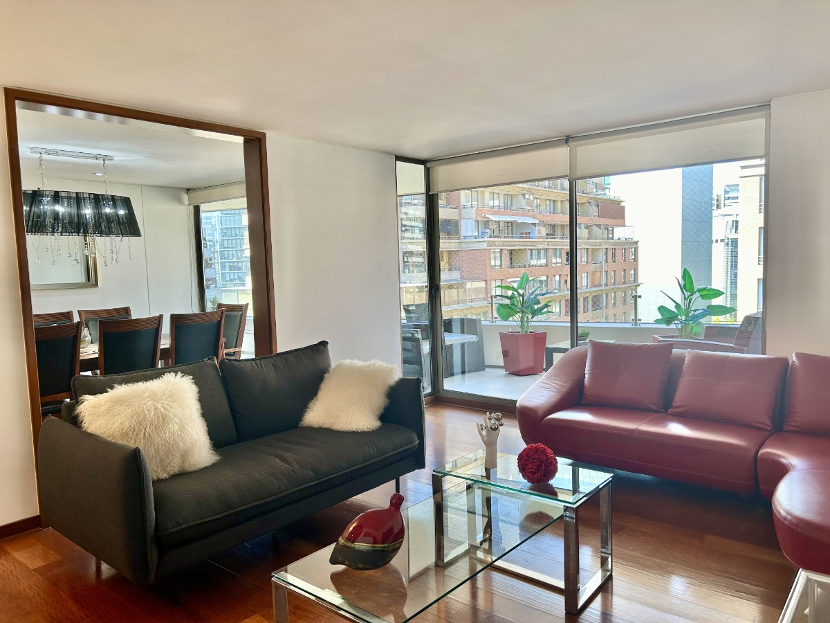 Arriendo Departamento SO 4D en suite Walk-in cl&oacute;set 4B 2E 1B Barrio El Golf - Las Condes