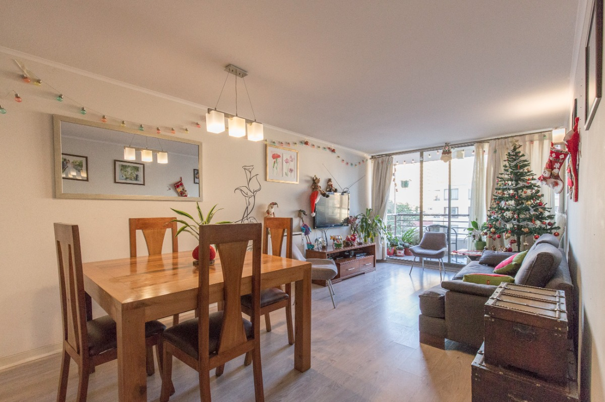 Arriendo Departamento NO 3D en suite Walk-in cl&oacute;set 2B 1E 1Bd Metro Monse&ntilde;or Eyzaguirre - &Ntilde;u&ntilde;oa