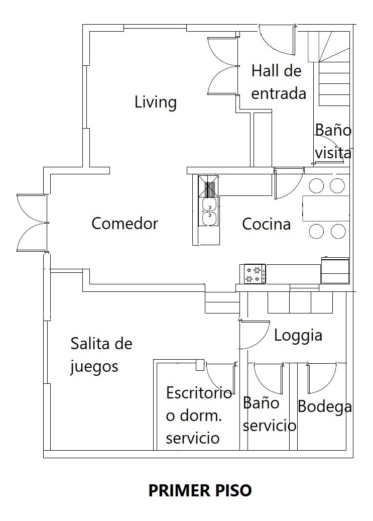 Venta Casa NO 3D en suite Walk-in cl&oacute;set 4B 2E 3B Pedro de Valdivia Norte - Providencia