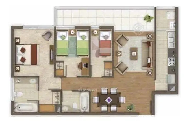 Venta Departamento N 3D en suite Walk-in cl&oacute;set 2B 2E 1B Manuel Montt - Providencia