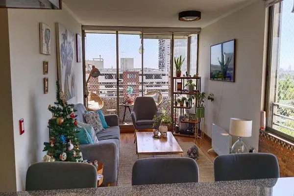 Venta Departamento NP 3D en suite Walk-in cl&oacute;set 2B 1E 1B Metro Bilbao - Providencia