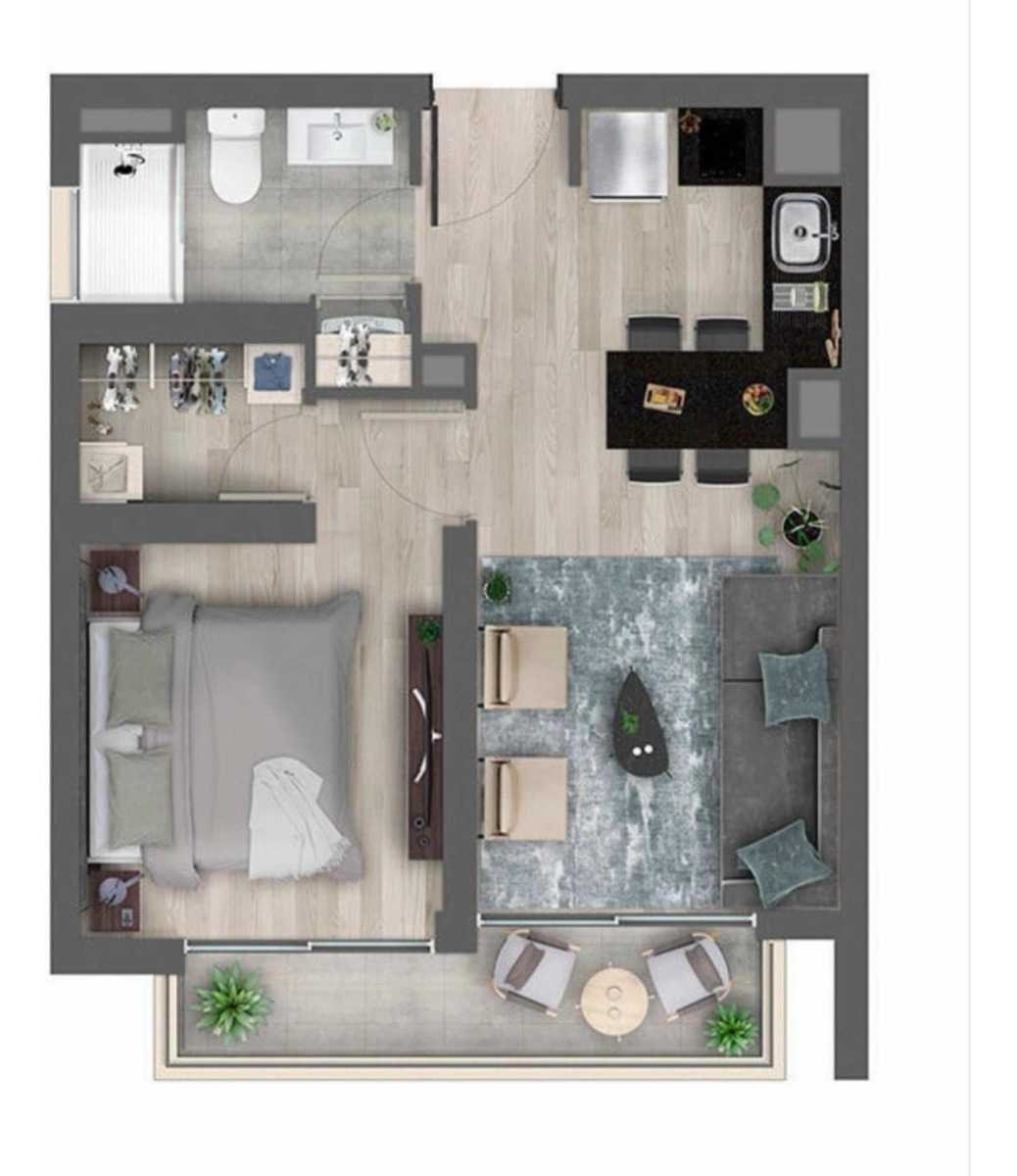 Arriendo Departamento 1D 1B 1E 1B Campus Oriente - Providencia