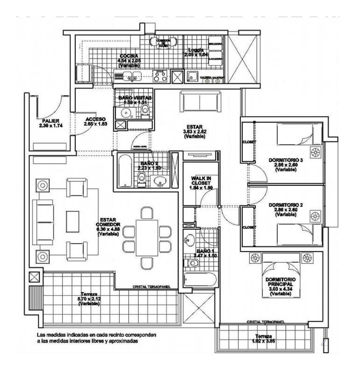 Venta Departamento SO 3D 3B La Dehesa - Lo Barnechea