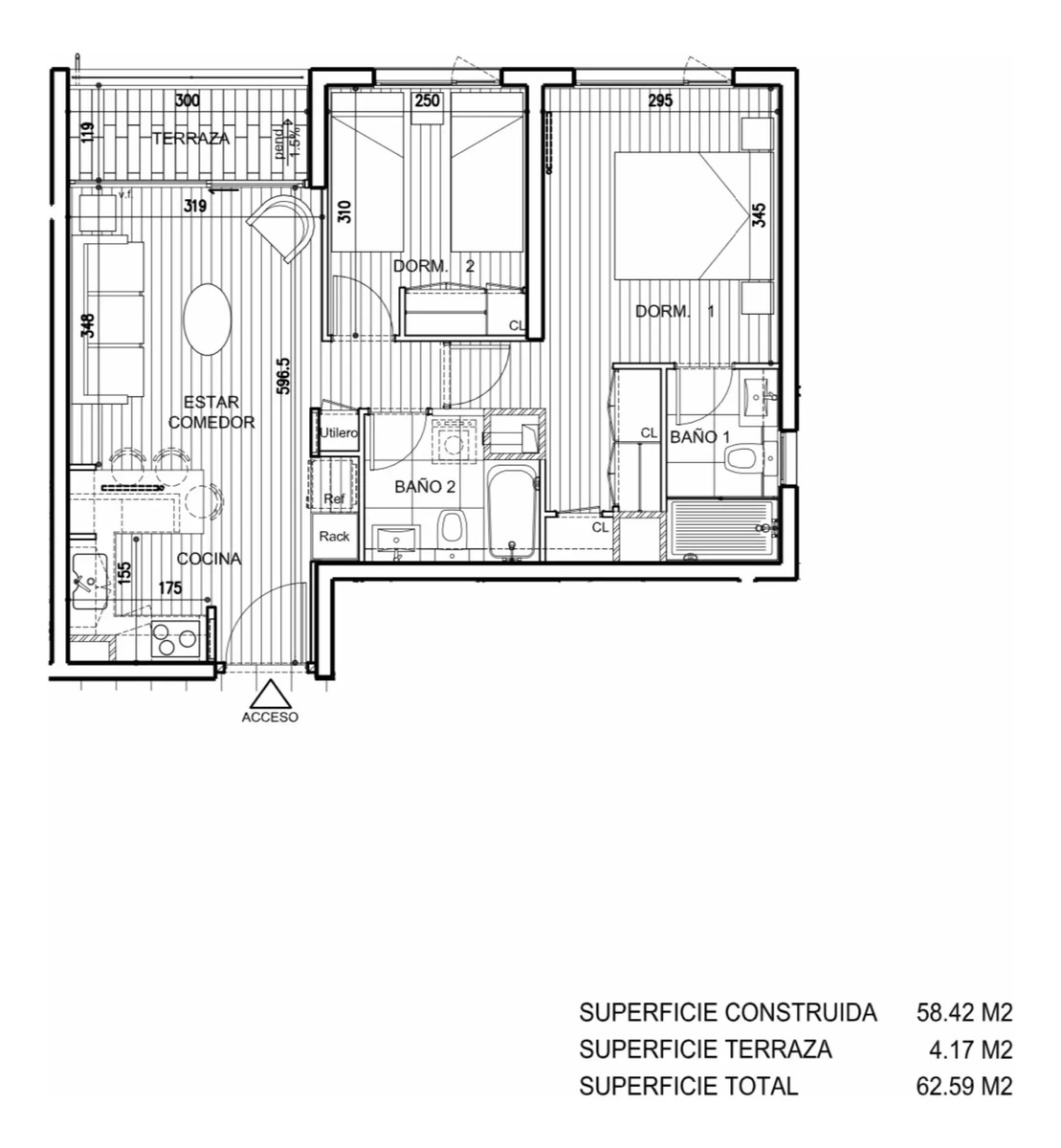 Venta Departamento 2D 2B 1E Plaza &Ntilde;u&ntilde;oa - &Ntilde;u&ntilde;oa