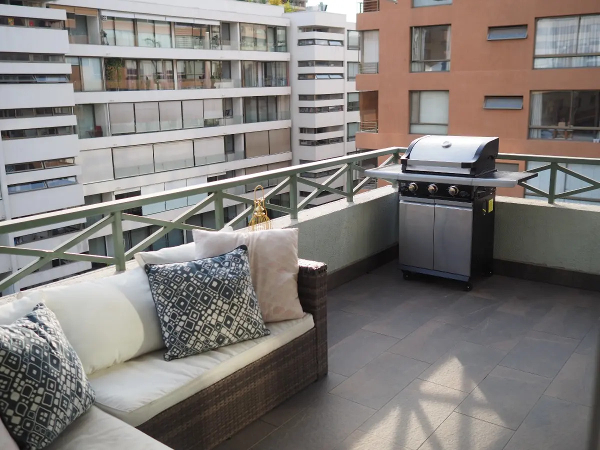 Arriendo Departamento NP 3D en suite 3B 1E 1B Las Lilas - Providencia