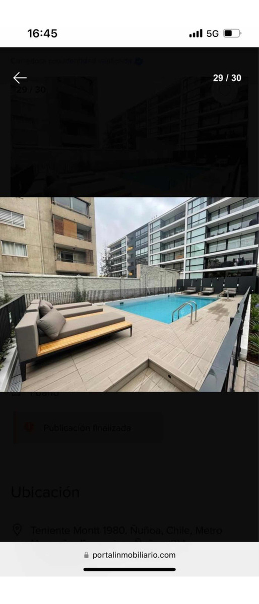 Arriendo Departamento 1D 1B 1E 1B Metro Monse&ntilde;or Eyzaguirre - &Ntilde;u&ntilde;oa