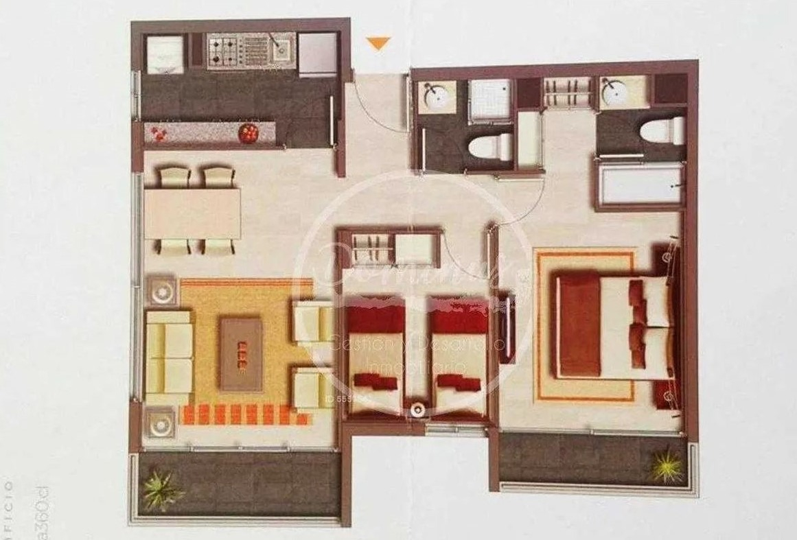 Venta Departamento NO 2D 2B 1E 1Bd Parque Juan XXIII - &Ntilde;u&ntilde;oa