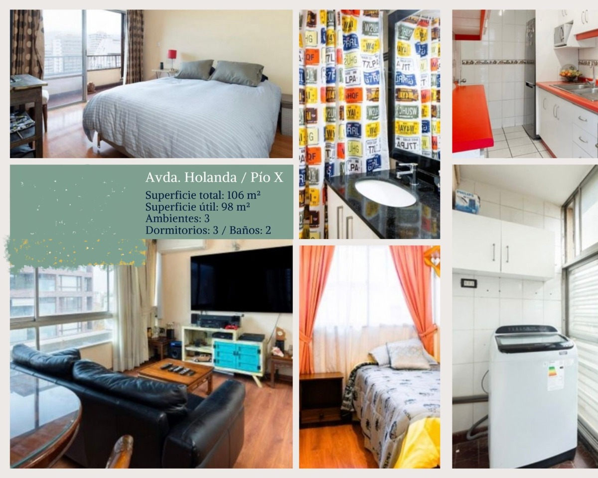 Venta Departamento SO 3D 2B 1E 1B Metro Tobalaba - Mall Costanera - Providencia