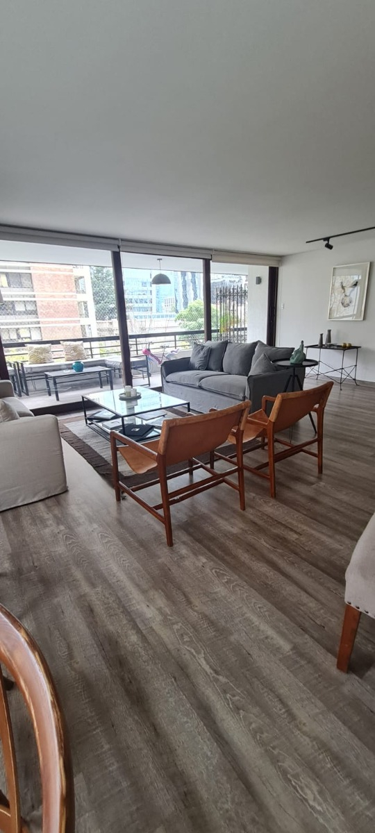 Arriendo Departamento 4D en suite 3B 1E 1B Barrio El Golf - Las Condes