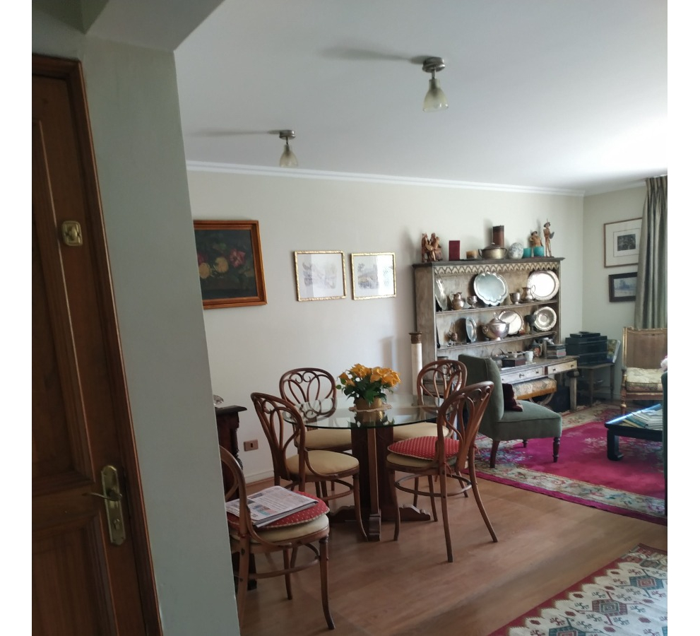 Arriendo Departamento O 3D en suite Walk-in cl&oacute;set 2B 1E 1B Borde R&iacute;o - Casa Piedra - Vitacura