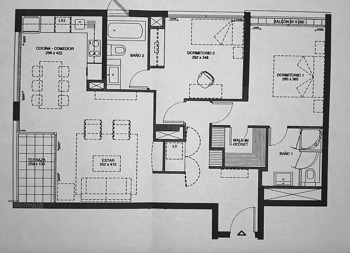 Arriendo Departamento NP 2D en suite Walk-in cl&oacute;set 2B 1E 1B Pedro de Valdivia - Providencia