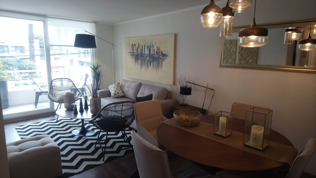 Arriendo Departamento P 2D en suite Walk-in cl&oacute;set 2B 1E 1Bd Parque Juan XXIII - &Ntilde;u&ntilde;oa