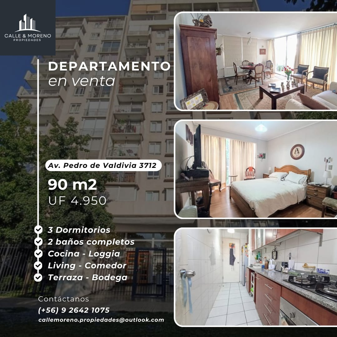 Venta Departamento NO 3D en suite Walk-in cl&oacute;set 2B 1E 1B Metro &Ntilde;u&ntilde;oa - &Ntilde;u&ntilde;oa
