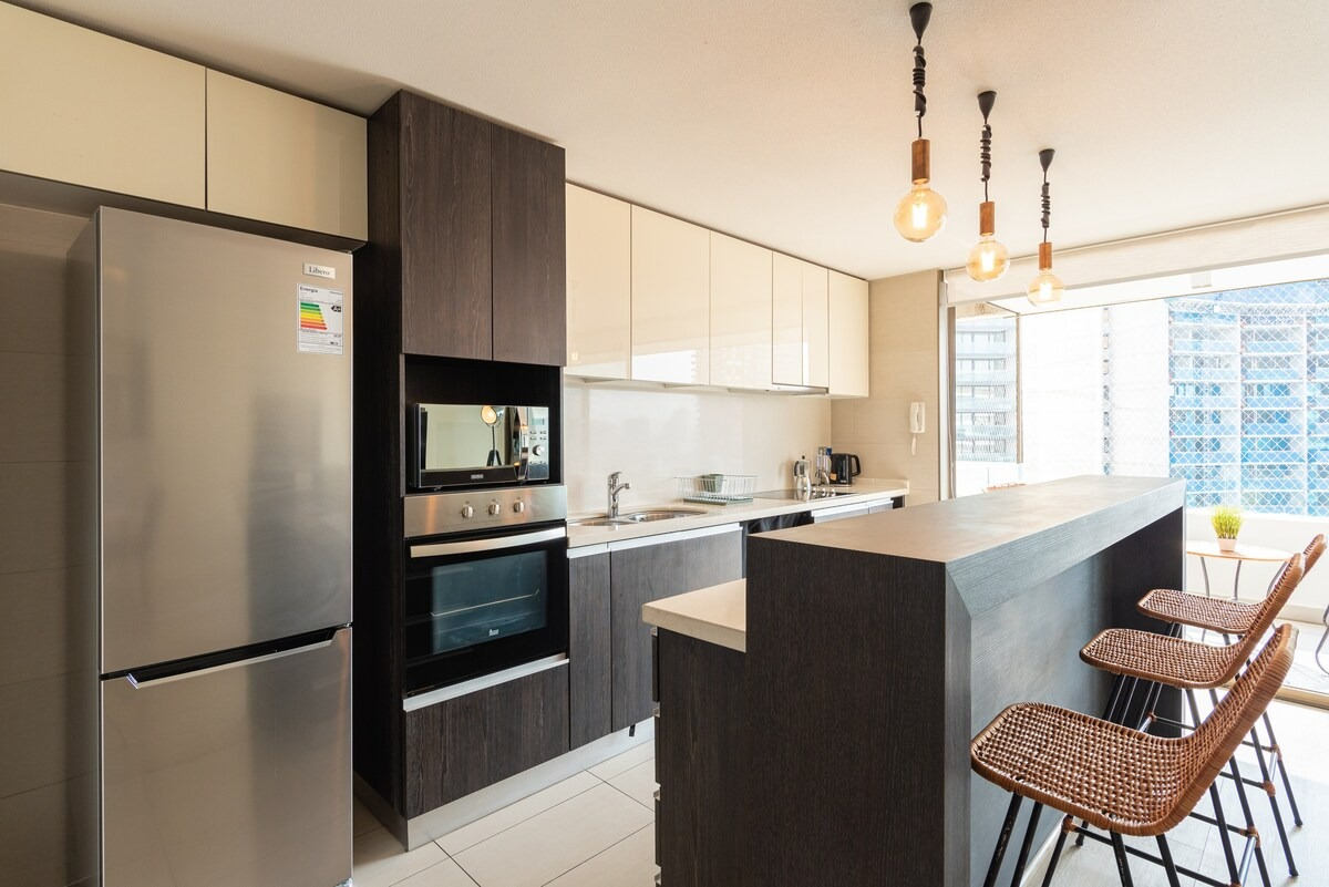 Arriendo Departamento O 2D en suite Walk-in cl&oacute;set 2B 1E 1B Parque Arauco - Las Condes