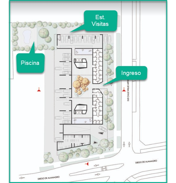 Arriendo Departamento O 2D en suite Walk-in cl&oacute;set 3B 2E 1B In&eacute;s de Su&aacute;rez - Providencia