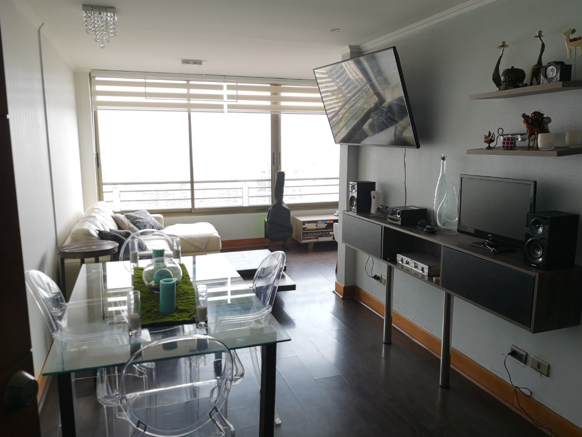 Venta Departamento SO 2D en suite 2B 1E 1Bd Metro Escuela Militar - Las Condes