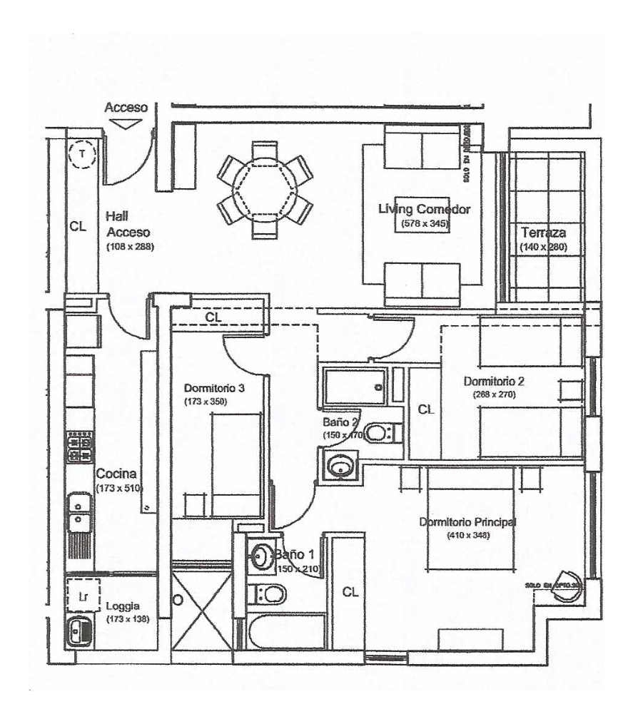 Arriendo Departamento NP 3D en suite Walk-in cl&oacute;set 2B 1E 1B Campus Oriente - Providencia