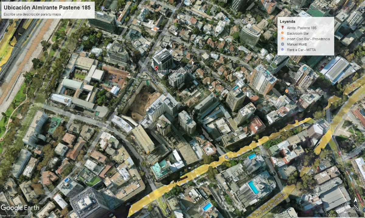 Arriendo Oficina NO 2B 1E Manuel Montt - Providencia