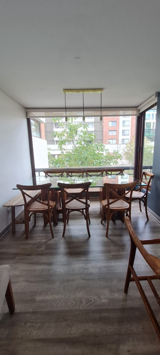 Arriendo Departamento 4D en suite 3B 1E 1B Barrio El Golf - Las Condes