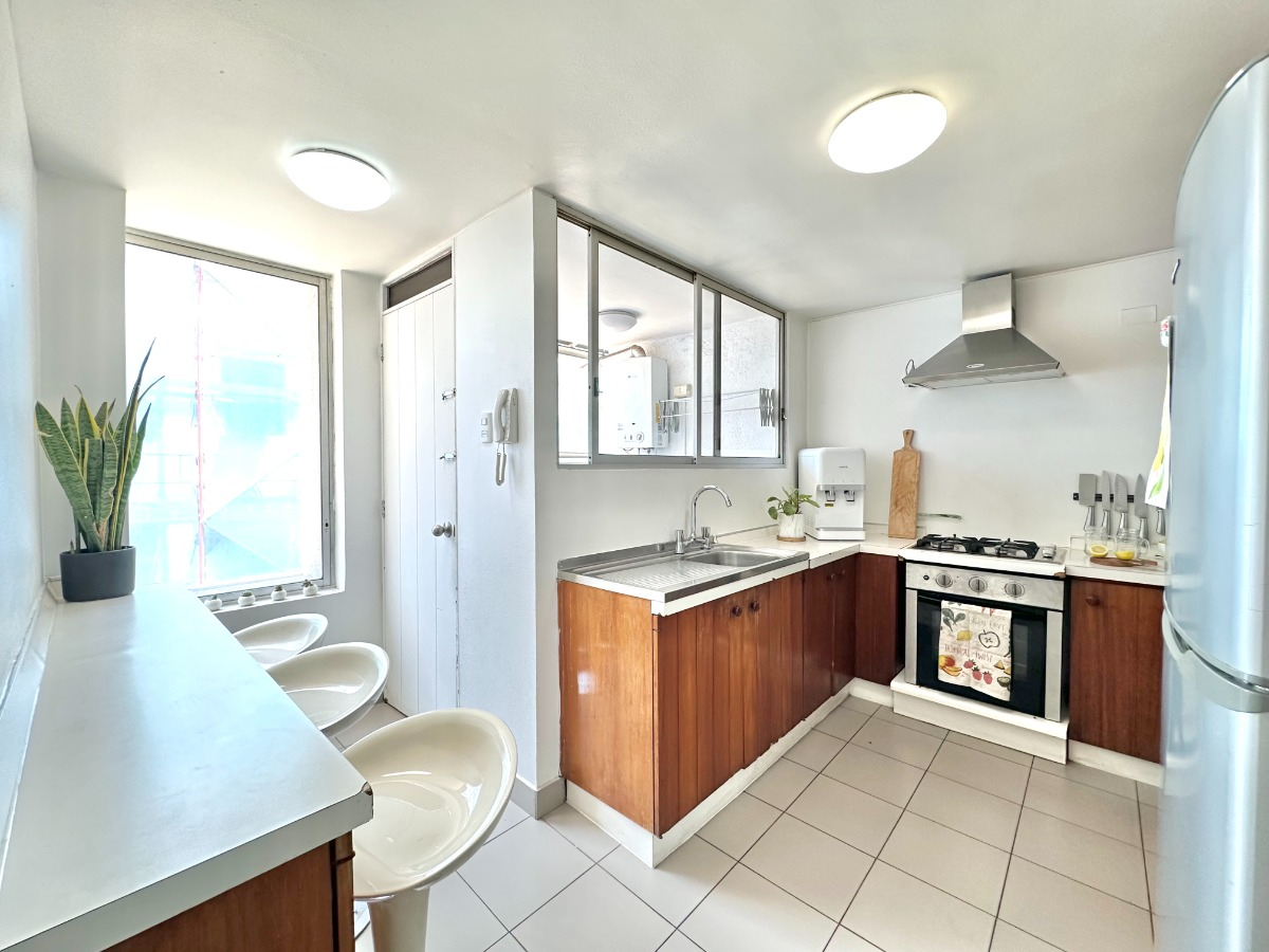 Arriendo Departamento NOSP 2D en suite 2B 1E 1B Las Lilas - Providencia