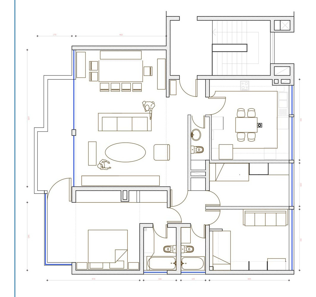 Venta Departamento 3D en suite 3B 3E Parque Bicentenario - Vitacura