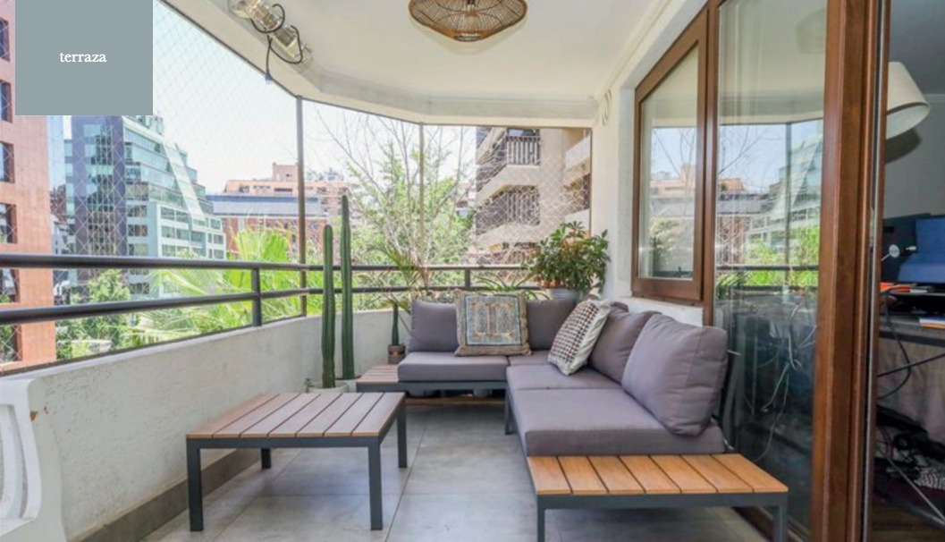 Arriendo Departamento NP 2D en suite 3B 1E 1B Barrio El Golf - Las Condes