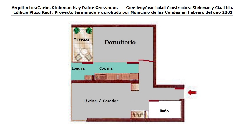 Venta Departamento 1D 1B 1E Vaticano - Las Condes