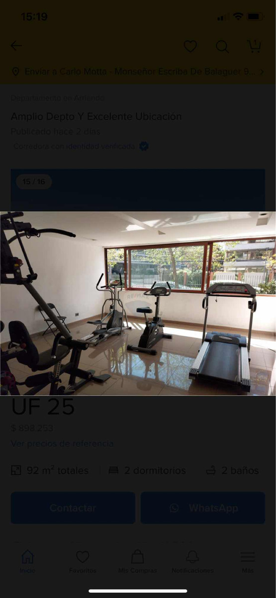 Venta Departamento 1D 1B 1E Mall Sport - Las Condes