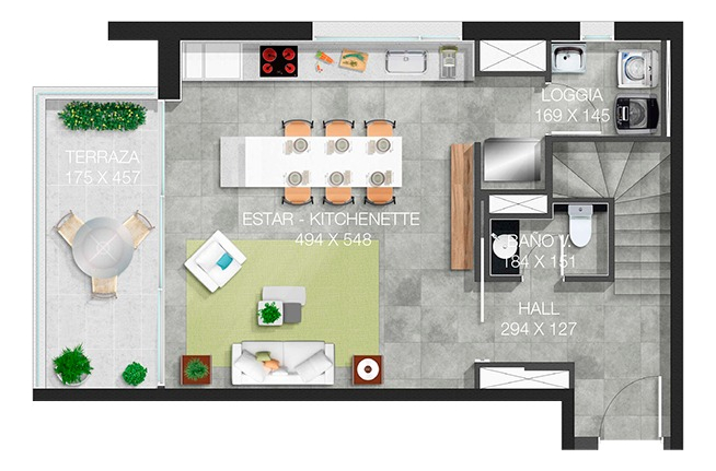 Venta Departamento NP 1D en suite 3B 1E 1B Pedro de Valdivia - Providencia