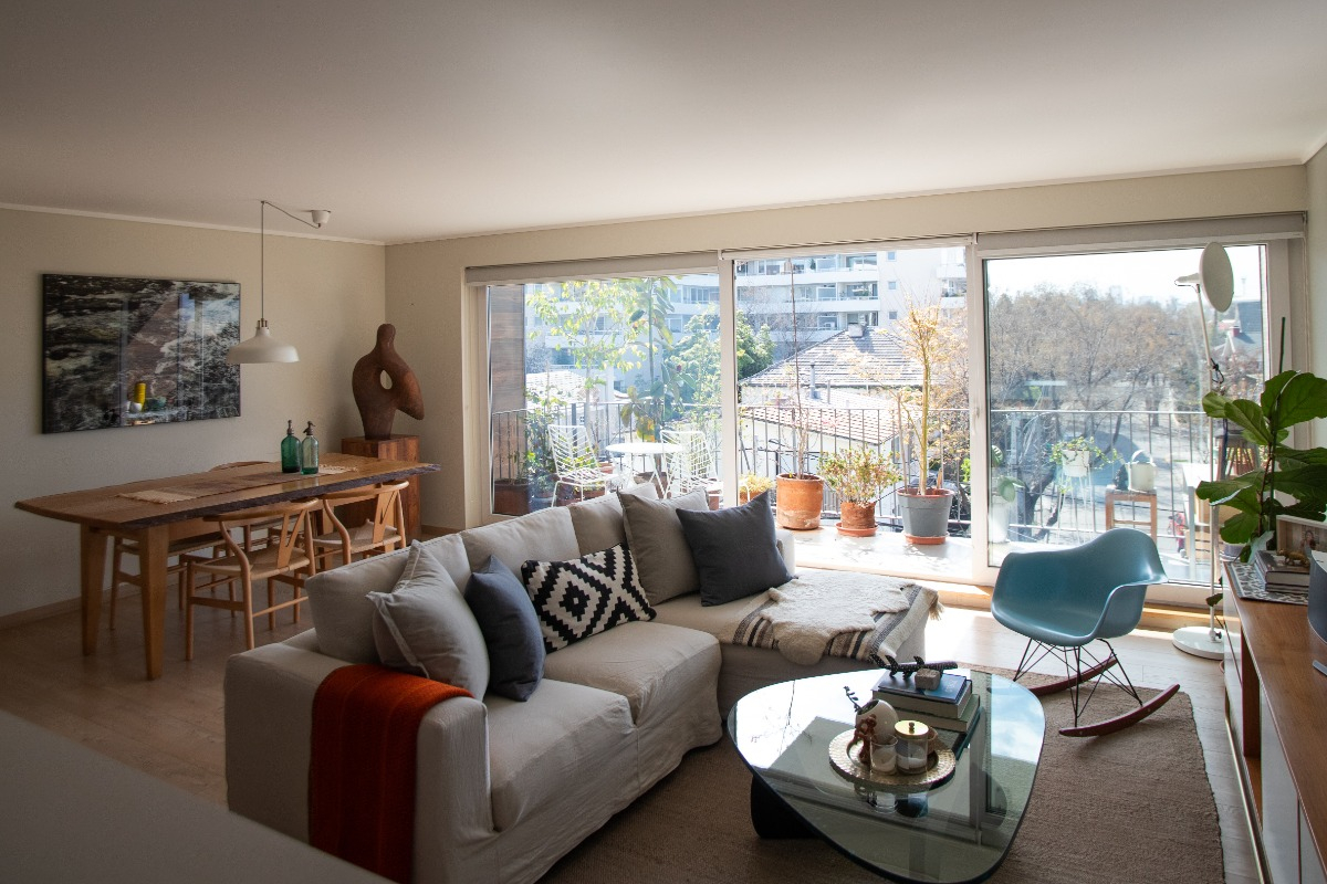 Arriendo Departamento O 2D en suite Walk-in cl&oacute;set 3B 1E 1B Metro Bilbao - Providencia