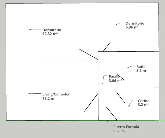 Venta Departamento 2D 1B Metro Irarr&aacute;zaval - &Ntilde;u&ntilde;oa