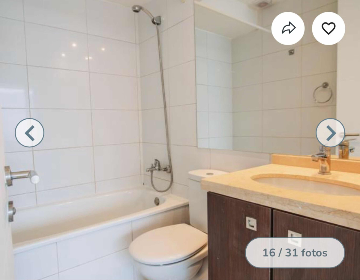 Arriendo Departamento 1D 1B 1E 1B Parque Arauco - Las Condes