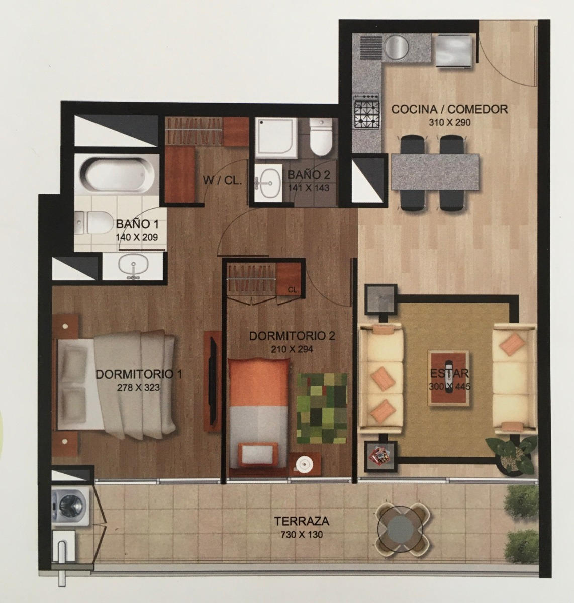 Arriendo Departamento NO 2D 2B 1E 1B Diego de Almagro - &Ntilde;u&ntilde;oa