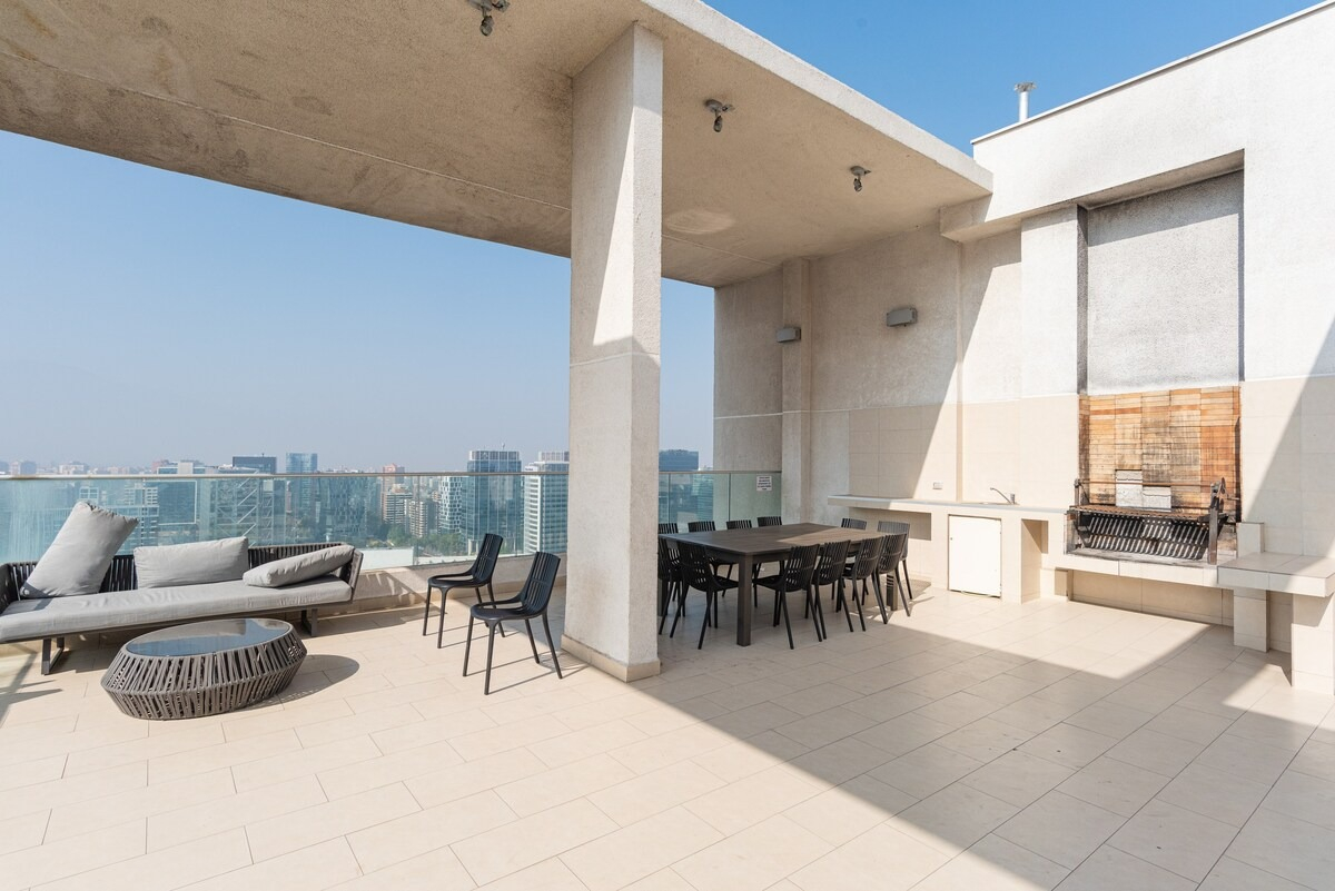 Arriendo Departamento O 2D en suite Walk-in cl&oacute;set 2B 1E 1B Parque Arauco - Las Condes