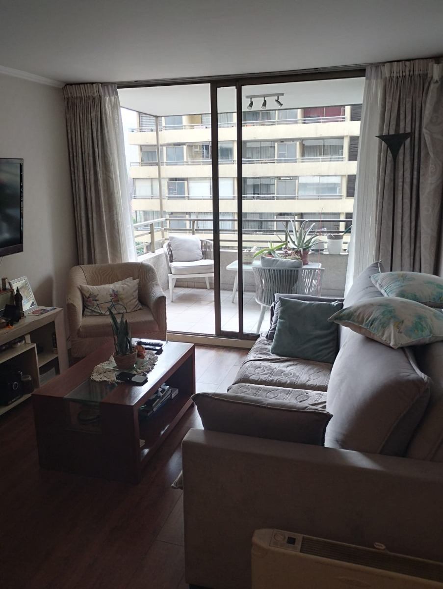 Arriendo Departamento 3D en suite 2B 1E 1B Metro Escuela Militar - Las Condes
