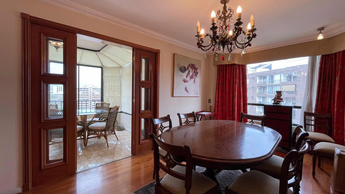 Arriendo Departamento SP 4D en suite 4B 2E 1B Barrio El Golf - Las Condes