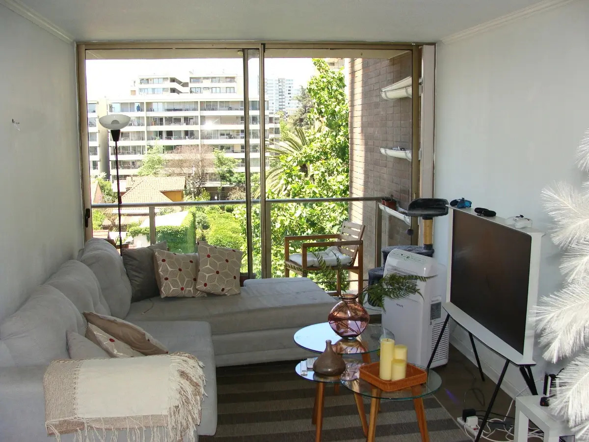 Arriendo Departamento O 2D en suite Walk-in cl&oacute;set 2B 1E 1B Metro Monse&ntilde;or Eyzaguirre - &Ntilde;u&ntilde;oa