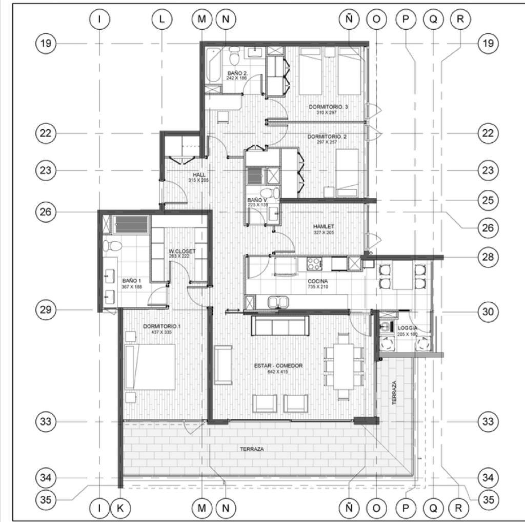 Arriendo Departamento SO 4D en suite Walk-in cl&oacute;set 3B 2E 1B  - Vitacura