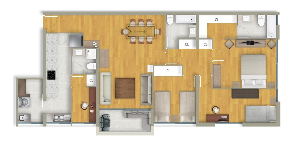 Venta Departamento NO 4D 3B 2E 2B Sebasti&aacute;n Elcano - Las Condes