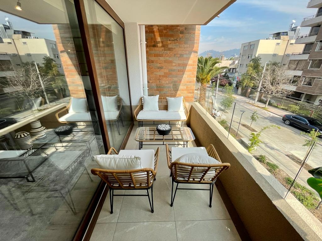 Arriendo Departamento N 3D en suite 3B 1E 1B Las Lilas - Providencia