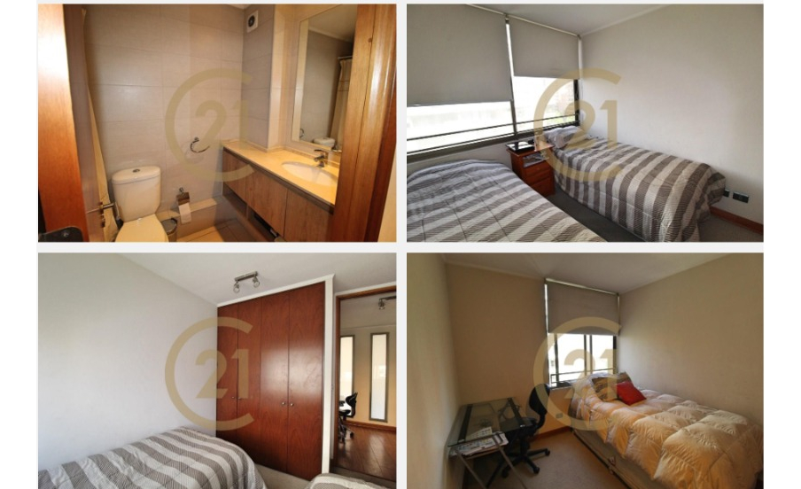 Arriendo Departamento SP 3D en suite Walk-in cl&oacute;set 2B 2E 1B Parque Arauco - Las Condes