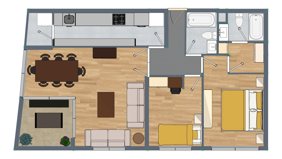 Venta Departamento NO 2D en suite Walk-in cl&oacute;set 2B 1E 1B In&eacute;s de Su&aacute;rez - Providencia