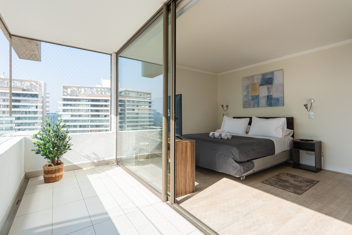 Arriendo Departamento O 2D en suite Walk-in cl&oacute;set 2B 1E 1B Parque Arauco - Las Condes