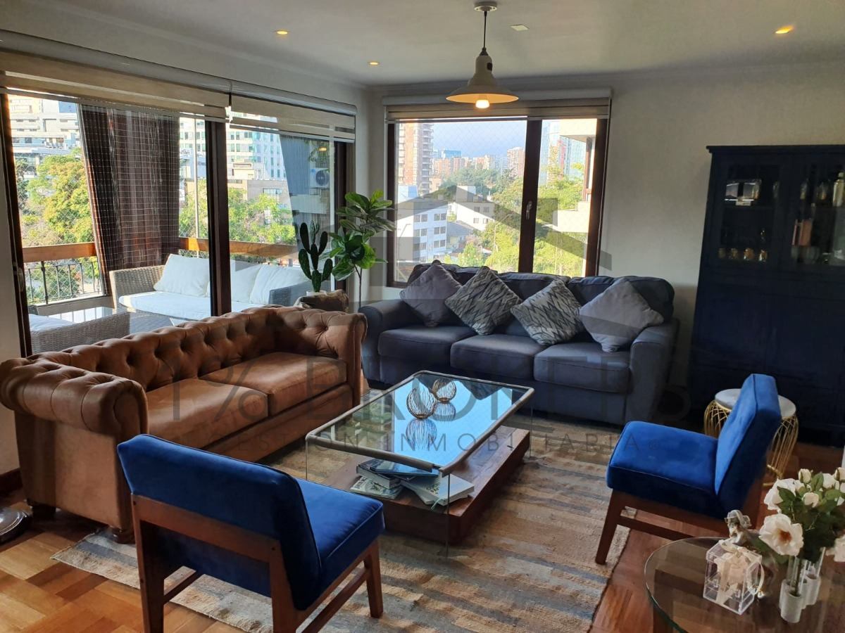 Venta Departamento NO 4D en suite 3B 1E 1B Barrio El Golf - Las Condes
