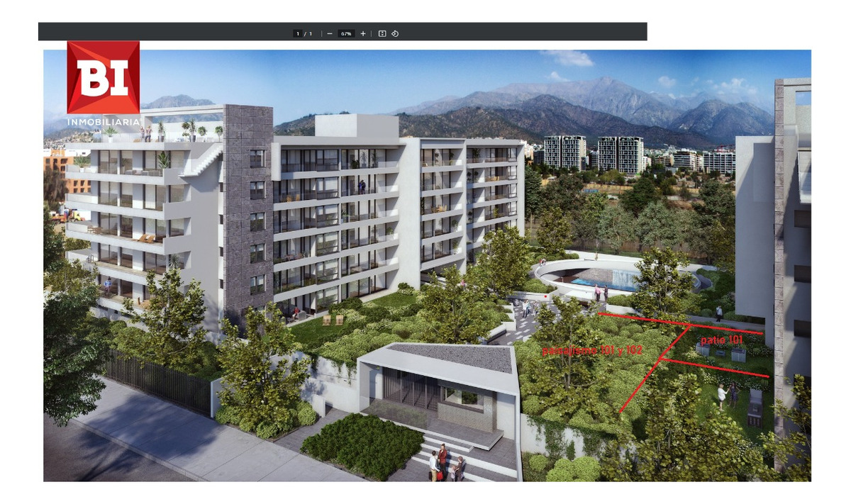 Venta Departamento NO 2D en suite Walk-in cl&oacute;set 2B 2E 1B La Dehesa - Lo Barnechea